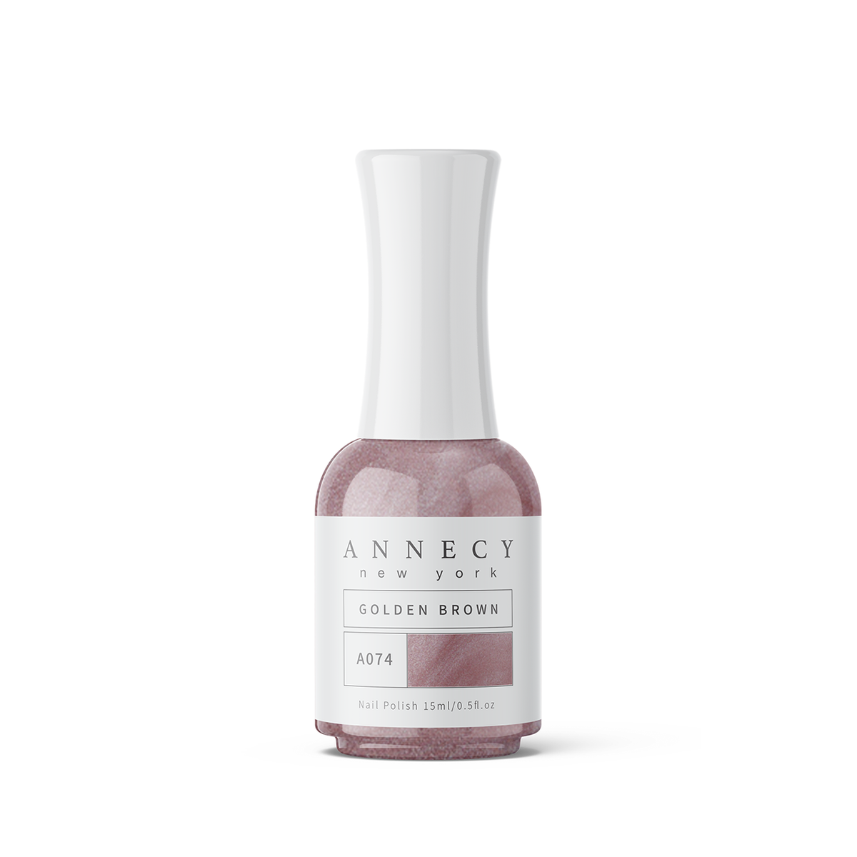 Annecy Nail Polish 0.5 fl. oz. - Golden Brown