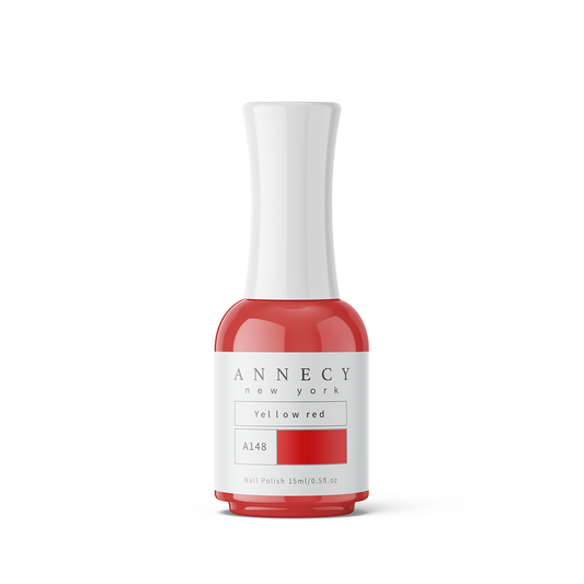 Annecy Nail Polish 0.5 fl. oz. - Yellow Red